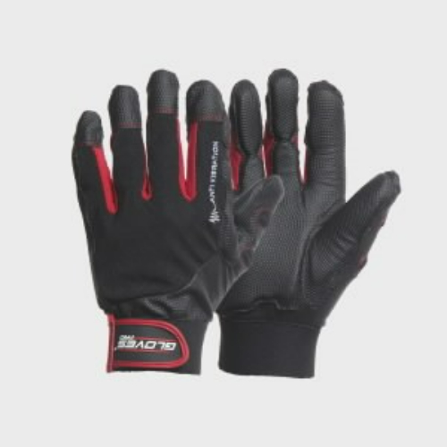 Art. 5247 - vibration reducing work gloves BLACK VIBRO