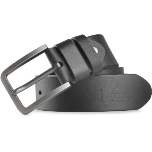 Art. CA6110-116-800 - stylish and massive leather belt CXS TANO, black
