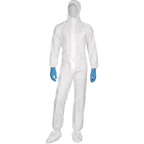 Art. DT115 - chemical protective coveralls with hood DELTA PLUS