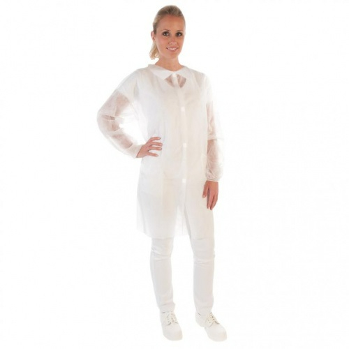 Art. FP04102 - polypropylene smock, 30 g/m2