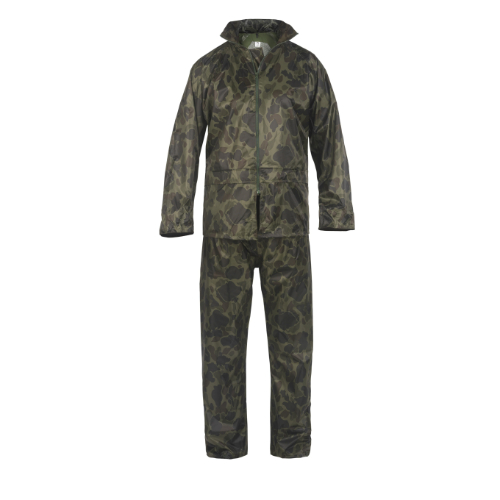 Art. RNC - SATEXO nylon rain suit, PVC, camouflage