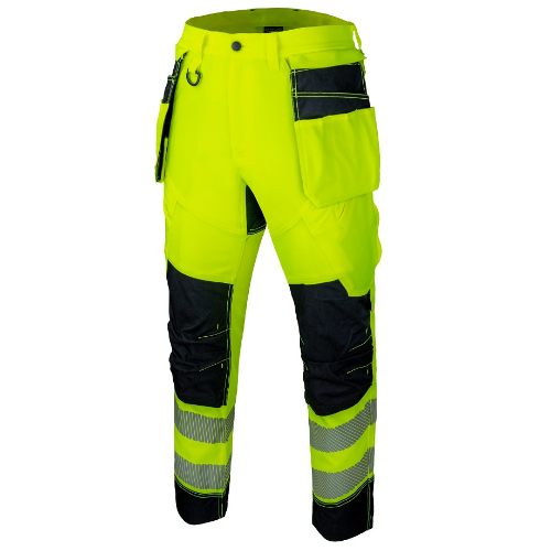 Art. TA-KEDP-FREEGL - high visibility belt trousers with hanging pockets CANNYGO FREEGO, class 2