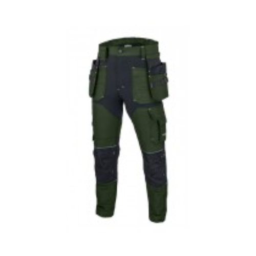 Art. TA-KEDP-KSTREPLZ - vööpüksid STRETCH PLUS CONSTRUCTION ripptaskutega, khaki