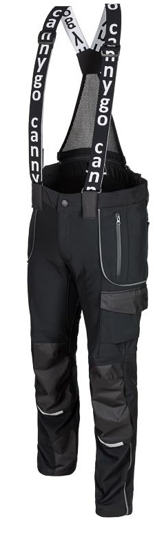 Aрт. TA-SOFTGOTRNO - softshell брюки на подтяжках CANNYGO SOFTGO